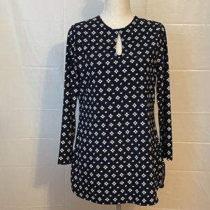 Ralph Lauren Green Label Ralph Lauren Shirt 3/4 sleeve Medium Navy/White